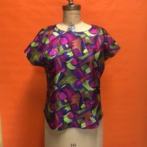 Notations Short Sleeve Blouse